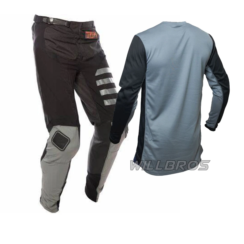 

2021 Raven Moto 2 Jersey Mountain Bicycle Offroad Pants Mens Racing Suit Motorcycle Motorbike Gear Set Moto Kits