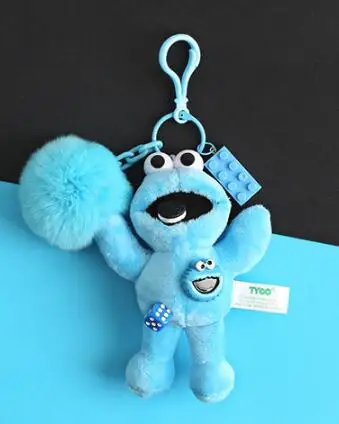 Кермит Лягушка Маппет Шоу rana peluche плюшевый Кермит игрушки Улица Сезам кукла Маппет Кермит Лягушка плюшевая лягушка включает провод - Цвет: 12cm keychain B