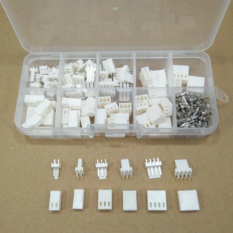 50 комплектов KF2510 прямоугольный комплект в коробке 2p 3p 4p 2 54 мм Шаг