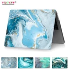Чехол для ноутбука Macbook New M1 Air Pro 11 12 13 15 16 дюймов Retina с Touch Bar ID A2337 A2179 A2338, чехол с мраморным принтом