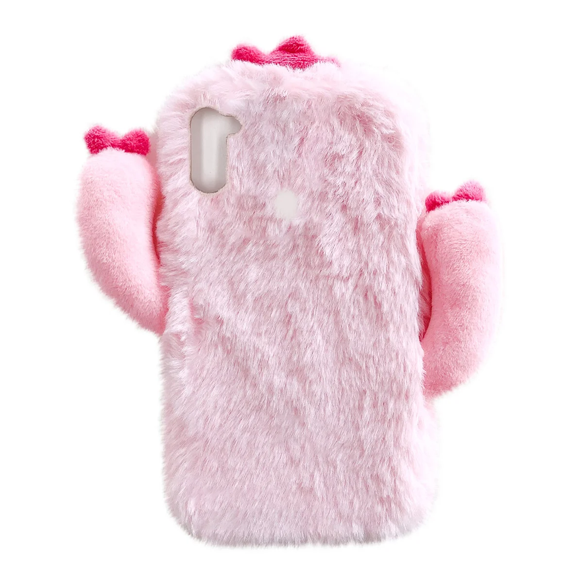 

Shape Furry Warm Fluffy Phone Case Plush Phone Cover Compatible with A11