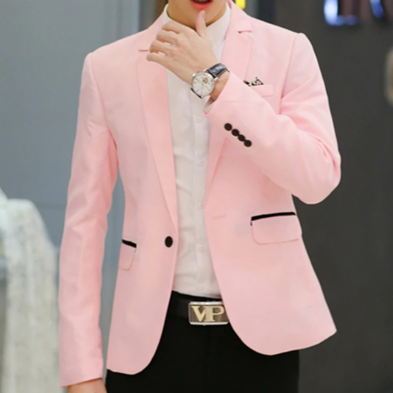 

Spring Summer Custom Fashion High Quality Pink Suits For Wedding Bridegroom Best Man Suit Slim Fit Dinner Party (Jacket + Pants)
