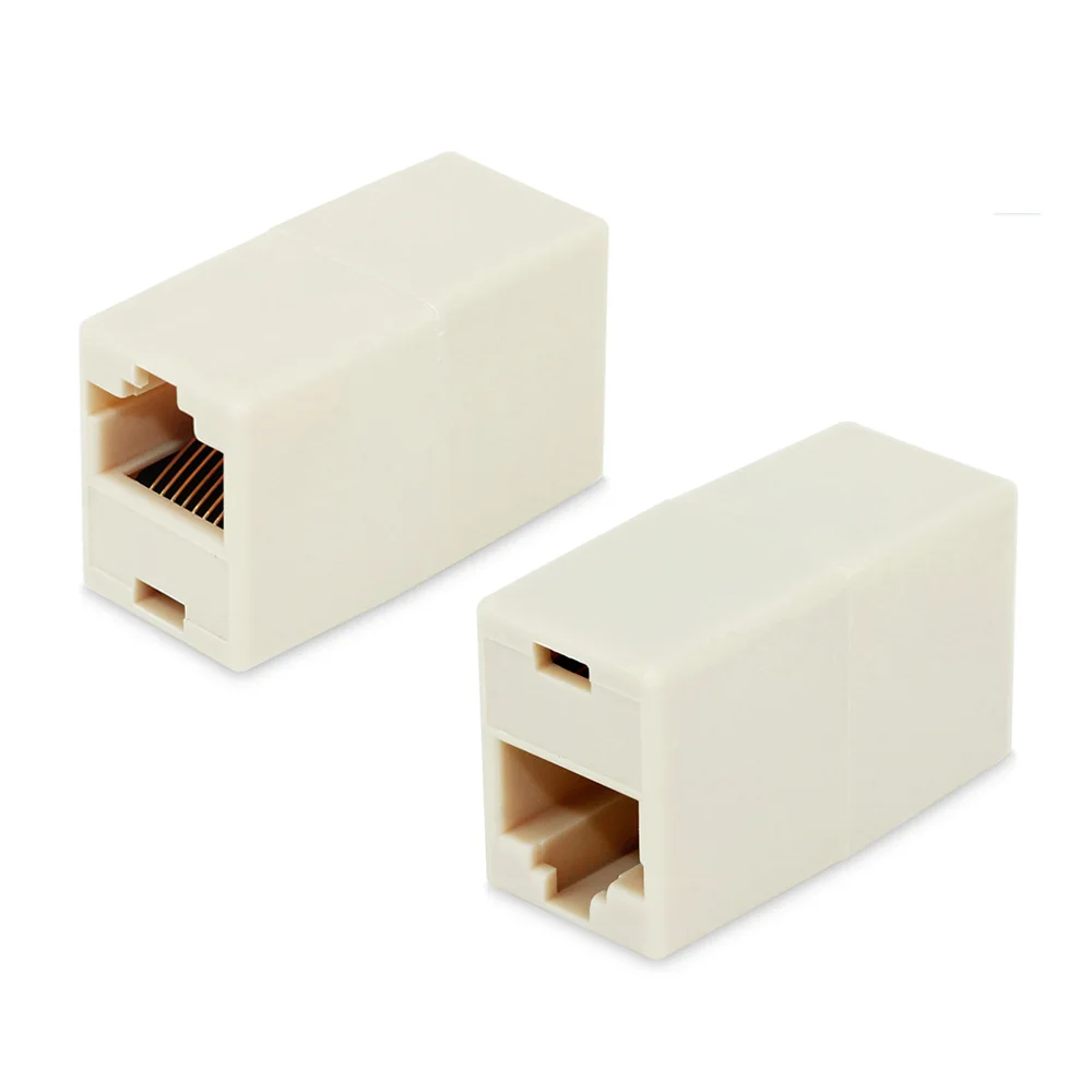 Разветвитель RJ45 мама Мама сетевой Ethernet разветвитель Разъем LAN соединительная
