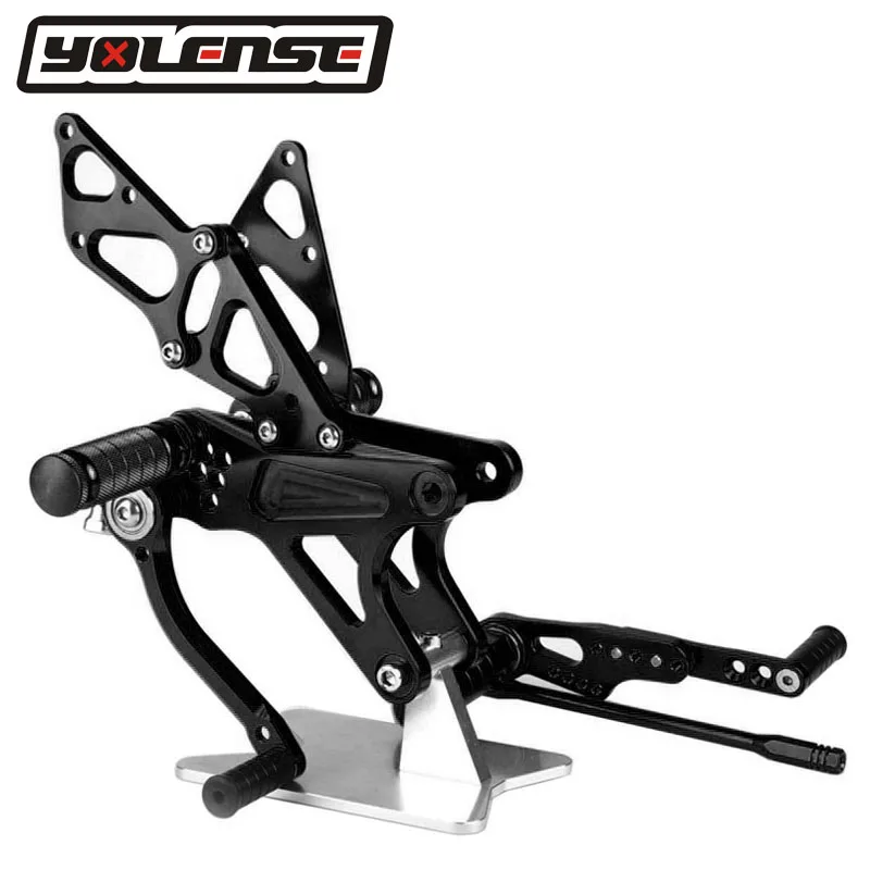

CNC Aluminum Motorcycle Adjustable Rearsets Rear Sets Foot Pegs For Yamaha YZF R1 YZFR1 YZF-R1 2009 2010 2011 2012 2013