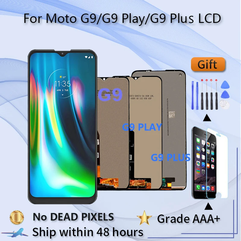 

Оригинальный ЖК-дисплей для Motorola Moto G9 Play G9 ЖК-дисплей и сенсорный экран дигитайзер в сборе ЖК-дисплей для Moto G9 Plus сменный экран