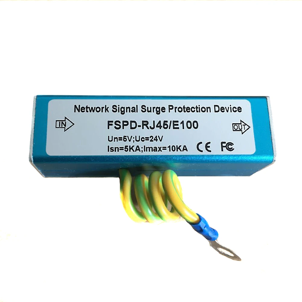 Сетевой стабилизатор напряжения YiiSPO RJ45 защита от вспышки молниеотвод для 100