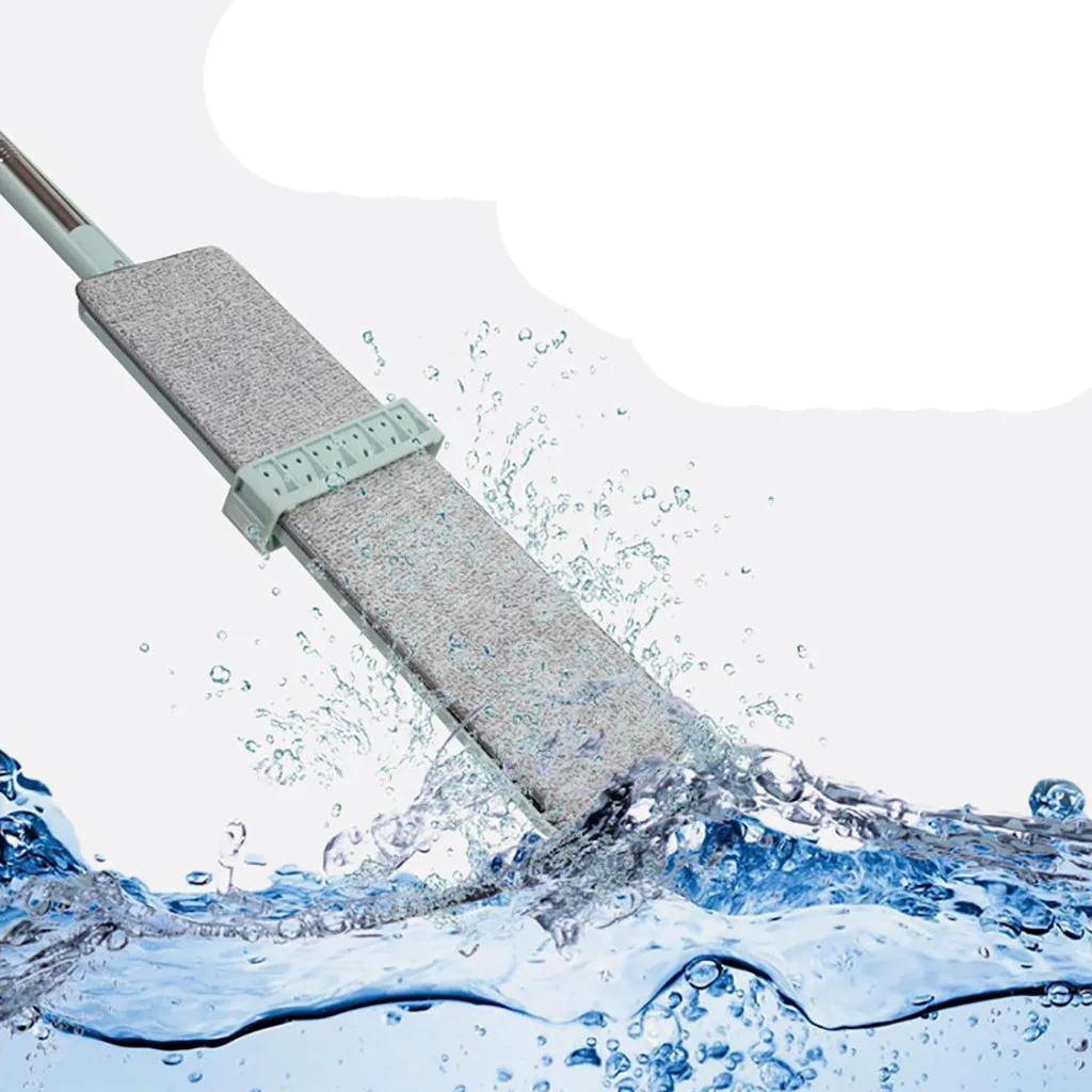 Двусторонняя плоская Швабра без рук для деревянного пола пыли домашней кухни