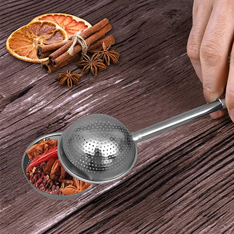 

Powdered Sugar Shaker Duster Sifter Manual Spring-operated Handle Colander Stainless Steel Fine Mesh Flour Sifter Kitchen Gadget