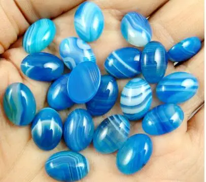 

10*14mm Natural stone Striped Agates Quartz crystal Turquoises Cabochon Pendant for diy Jewelry making necklace Accessories30pc