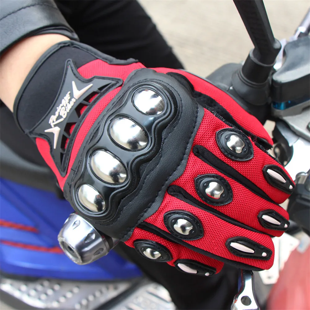 Спортивные перчатки CycllingTouch защитные для езды на открытом воздухе из нержавеющей