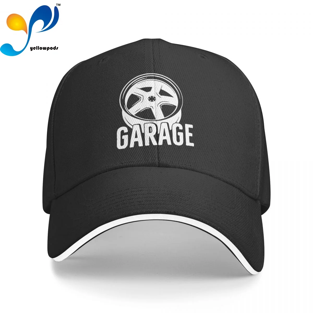

My Garage Trucker Cap Snapback Hat for Men Baseball Mens Hats Caps for Logo