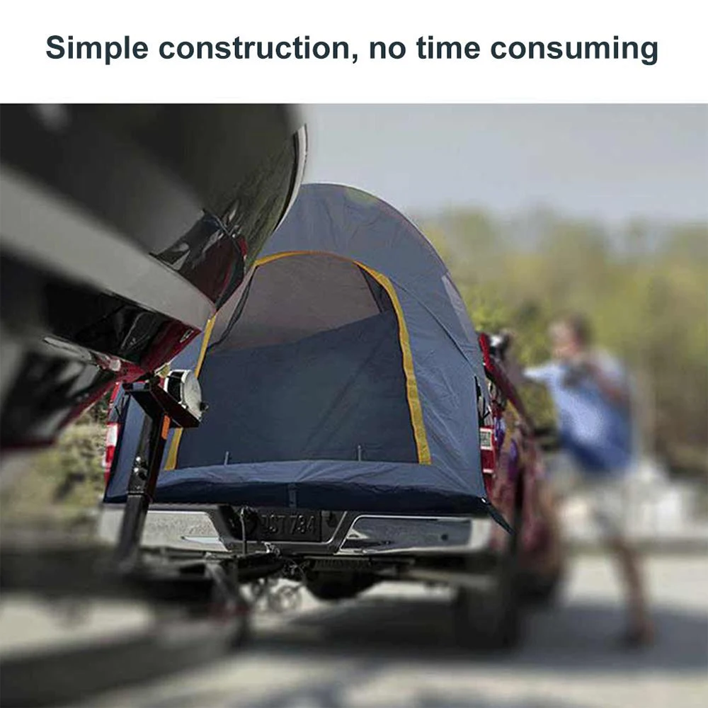 구매 기어 컴팩트 트럭 텐트 방수 경량 자동차 침대 캠프 텐트 야외 캠핑 낚시 하이킹 활동 3-4 인