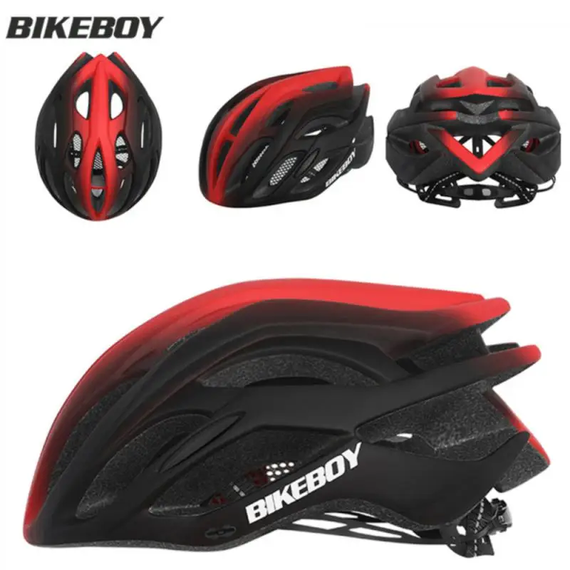 

BIKEBOY Lightweight Motorbike Bicycle Helmet Road Mountain Integrally-molded Cycling Caps Bike Safety Helmet For Men Women