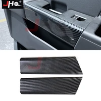 jho abs carbon grain rear inner door handle overlay cover trim for ford f150 2021 f 150 car accessories