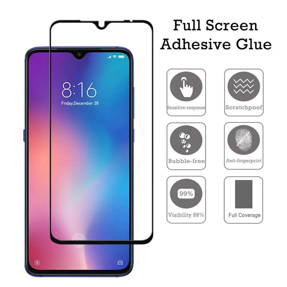 Премиум Защита экрана Защитное стекло для Xiaomi Mi 9 Mi9 SE 9se закаленное Pocophone F1 полное