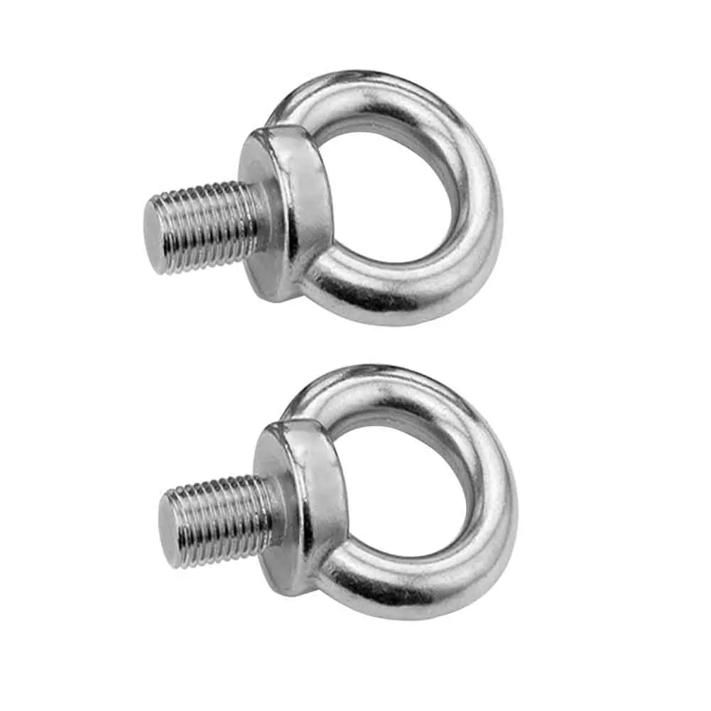 

2pcs Track Mount Eyelet Yacht Kayak Boat Durable Fixing Tie Down Stainless Steel Connector Marine Hardware Fittings Water Sports