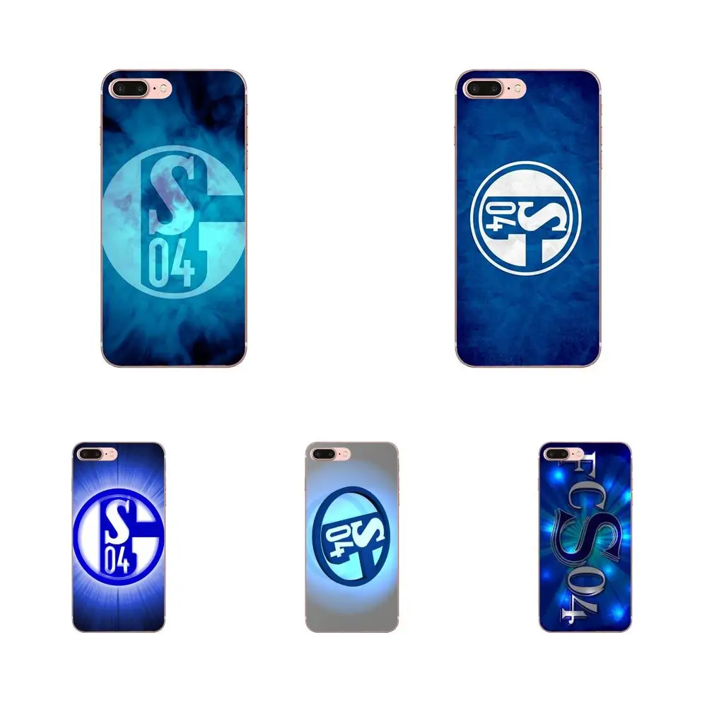 Schalke For Samsung Galaxy Note 5 8 9 S3 S4 S5 S6 S7 S8 S9 S10 5G mini Edge Plus Lite Soft TPU Luxury | Мобильные телефоны и