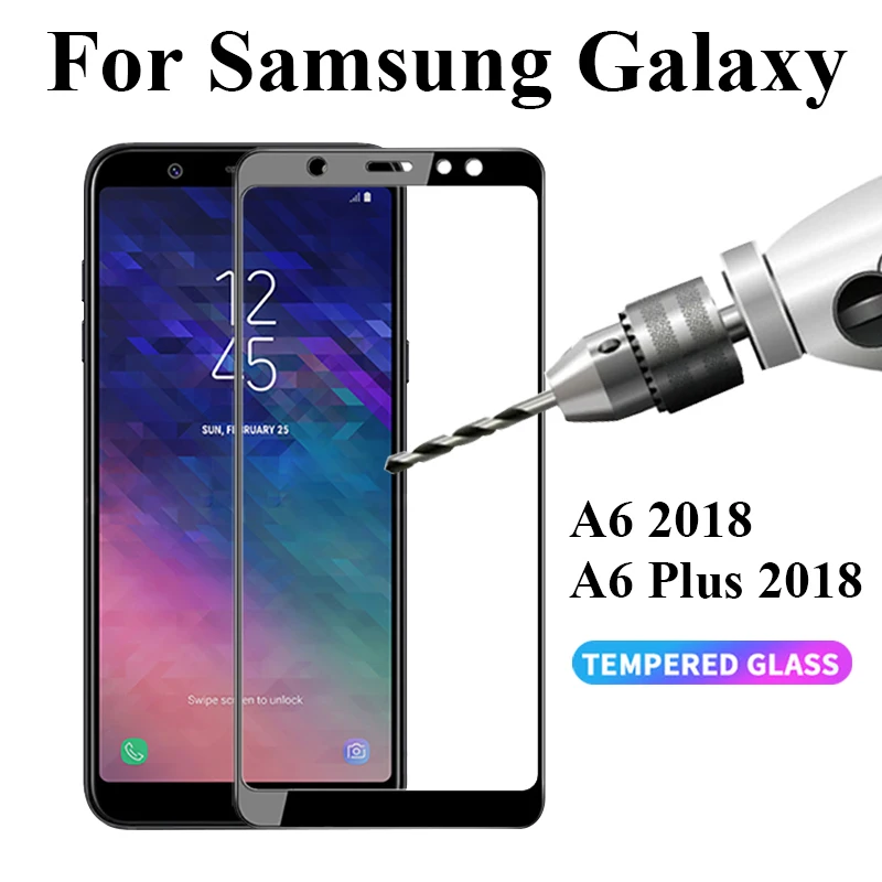 Закаленное стекло для samsung galaxy a6 plus 2018 протектор экрана галерея 6a plu a 6 samsun gaxaly