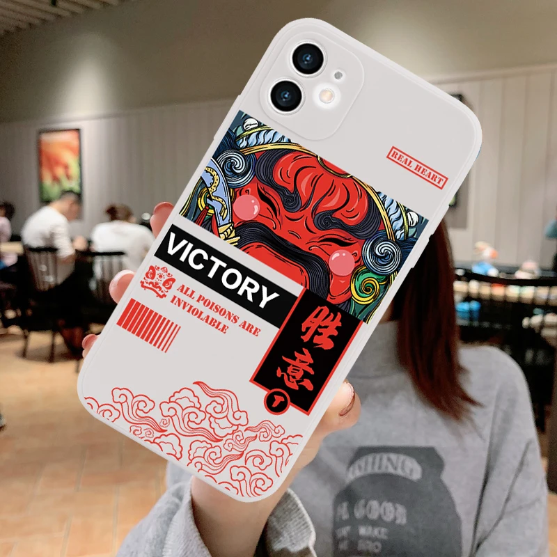 

Silicon Case for iPhone 7 8 7Plus 8Plus iphone 11 12 Pro 13 mini X XS MAX XR Phone Cover Casing Coque