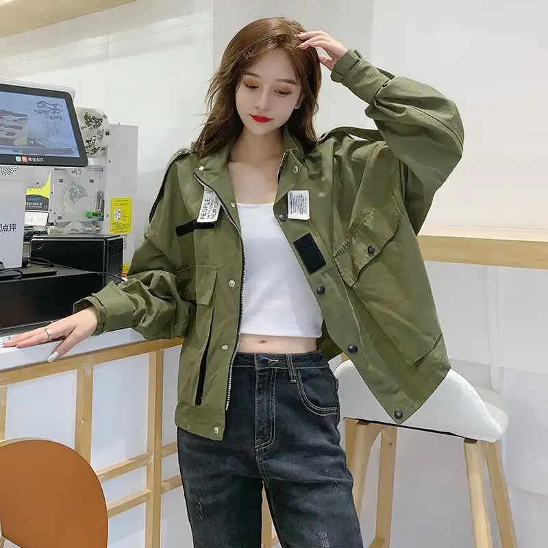 

Tooling Jacket Women's plus cotton new fashion in autumn and winter of 2019
