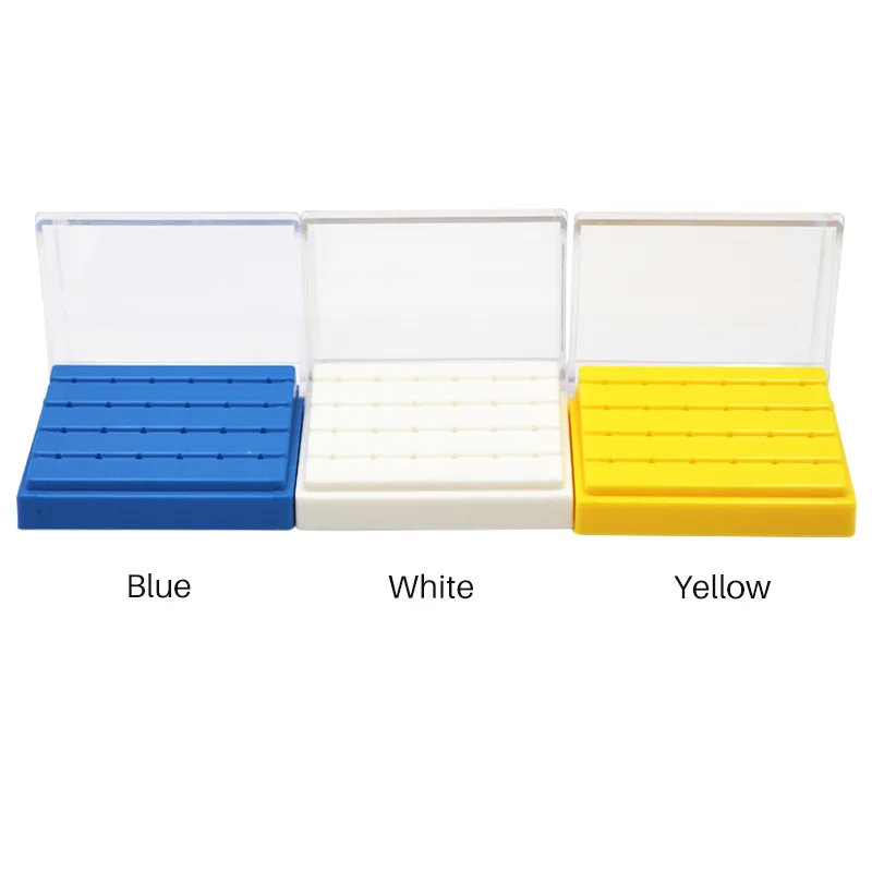 Держатель для Бора 1 шт. 24 Отверстия Бор зубов блоков автоклав стерилизатор чехол