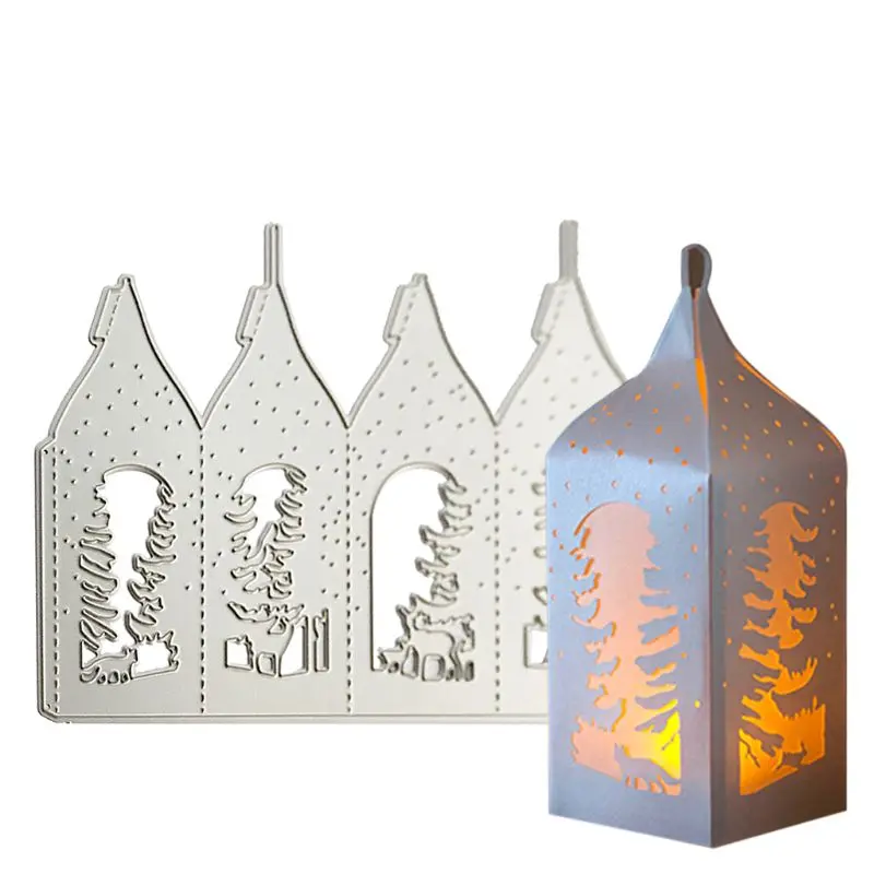 Металлические Вырубные штампы в виде рождественской елки трафарет для