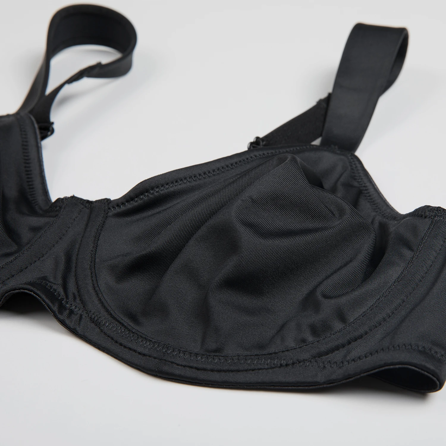 Women's Smooth Full Coverage Minimizer Bra Plus Size Underwire Non Padded Support T-shirt Bras Seamless Underwear