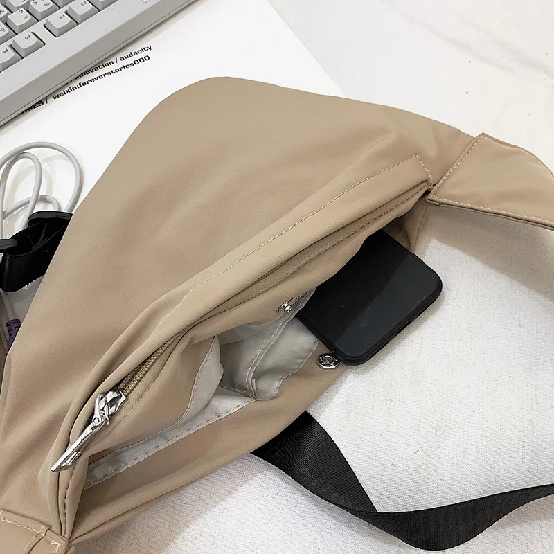 Поясная сумка для женщин и мужчин холщовая поясная в стиле хип хоп уличная через