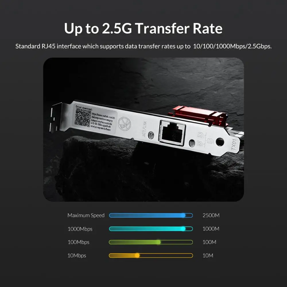 плата расширения orico 25g pci express сетев