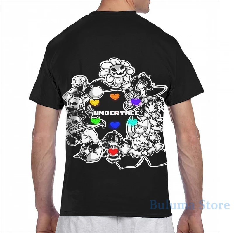 Футболка для мужчин и женщин с принтом мальчиков девочек от Undertale (Flowey Frisk Sans Papyrus