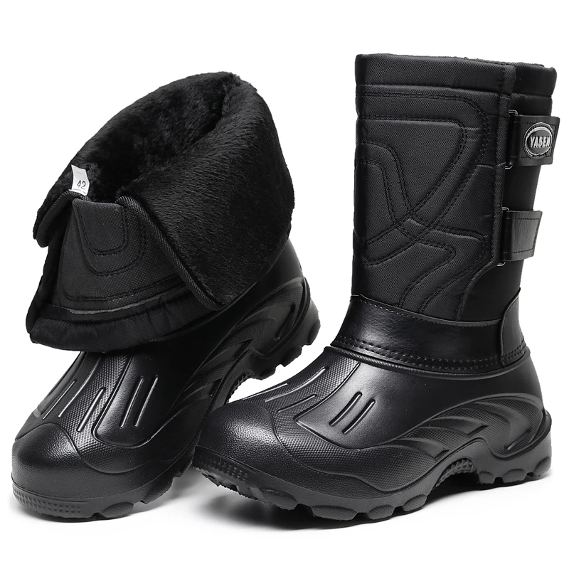 Зимние ботинки водонепроницаемые зимние обувь для рыбалки мужские зимняя дождя