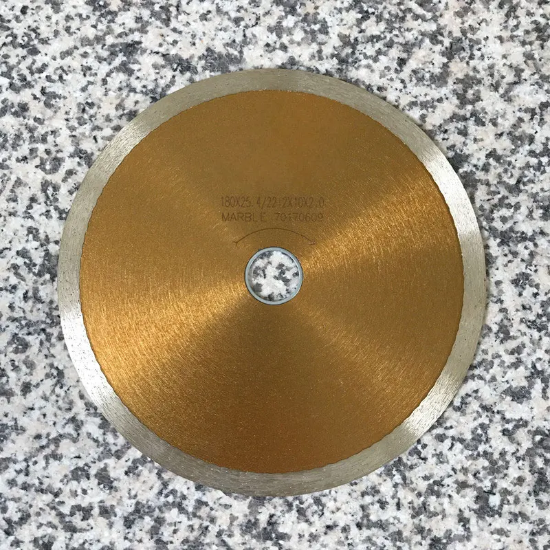 Алмазный пильный диск 7 дюймов для резки мрамора непрерывный алмазный влажной