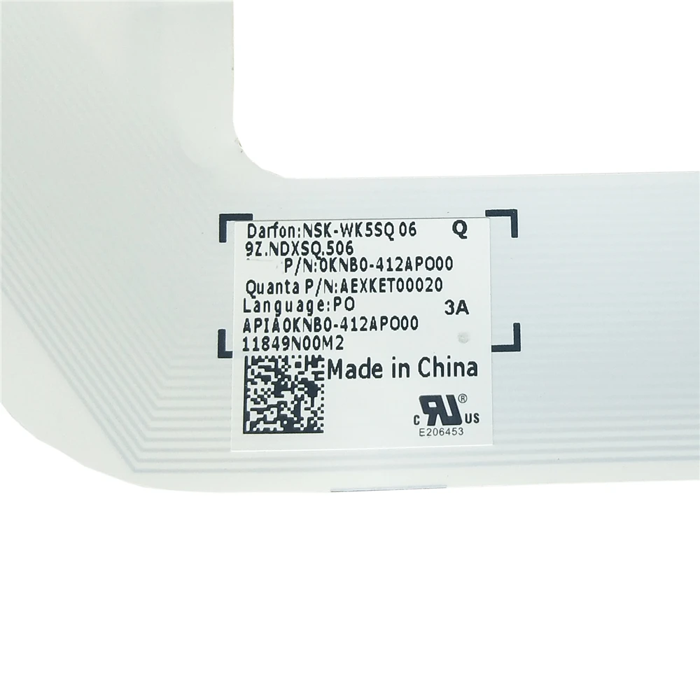 PO португальская сменная клавиатура для ноутбуков ASUS VivoBook 15 X505 X505BA X505BP белая