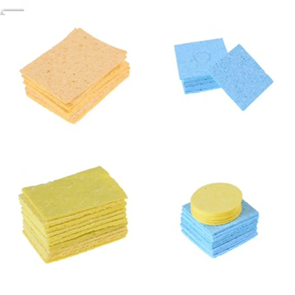 

5/10pcs Electric Welding Soldering Iron Cleaning Sponge Welding Accessories High Temperature Enduring Condense