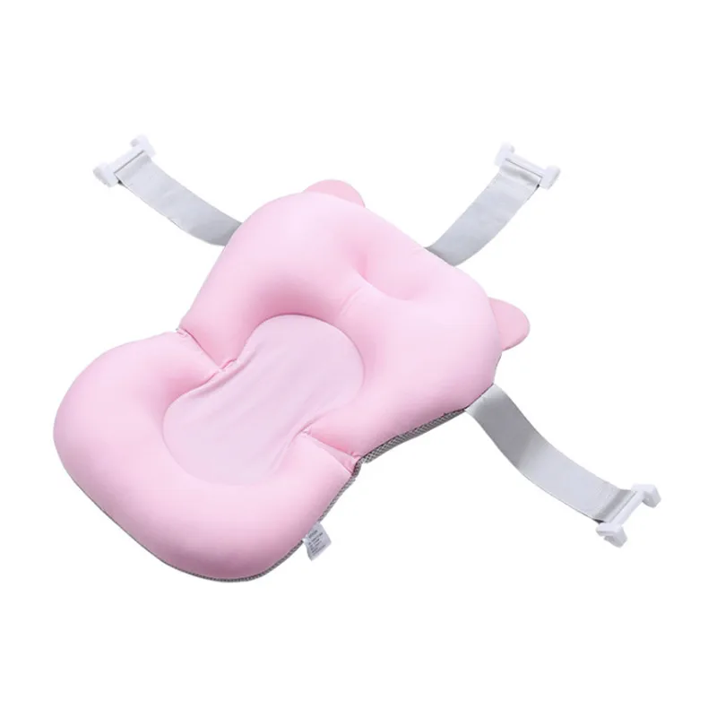 Детская безопасная подушка для ванны складная мягкая новорожденных коврик душа