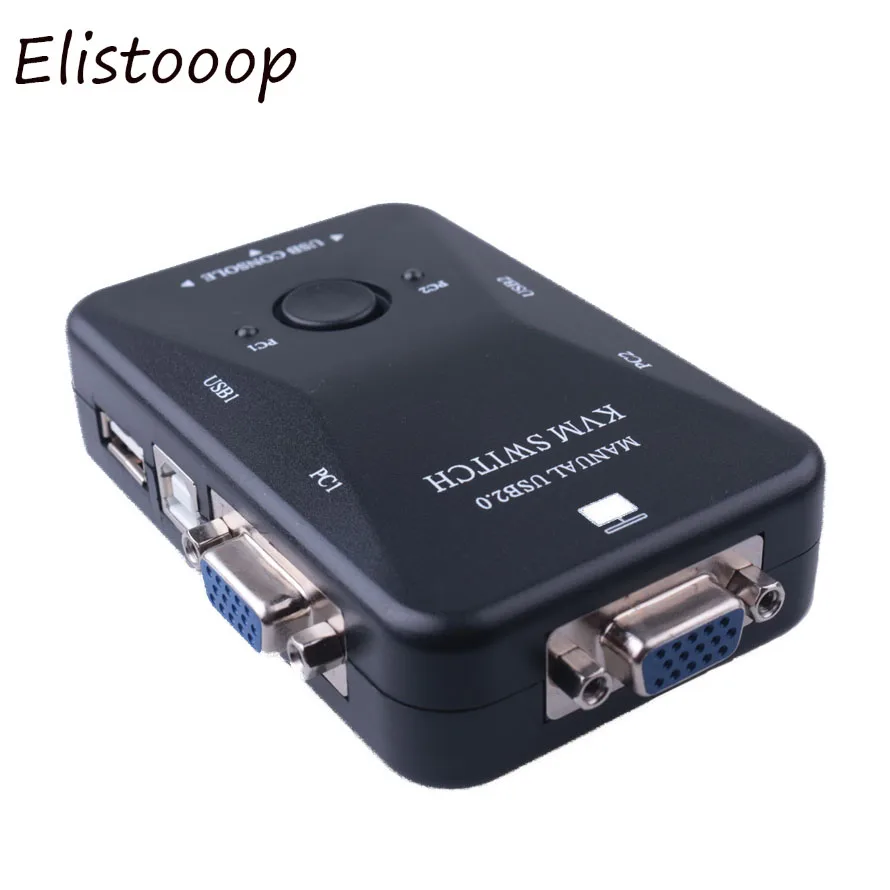 KVM-переключатель USB 2 порта VGA переключатель SVGA Box 2.0 клавиатура мышь 1920*1440 |