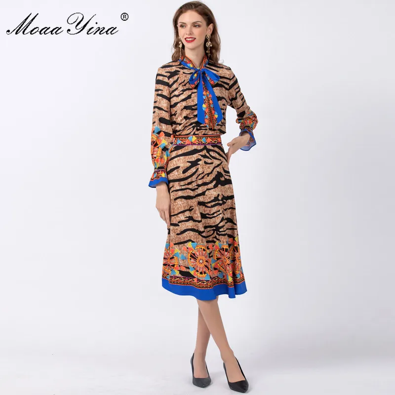 Модный дизайнерский комплект moaayina весенне-летний женский Топ с длинным рукавом и