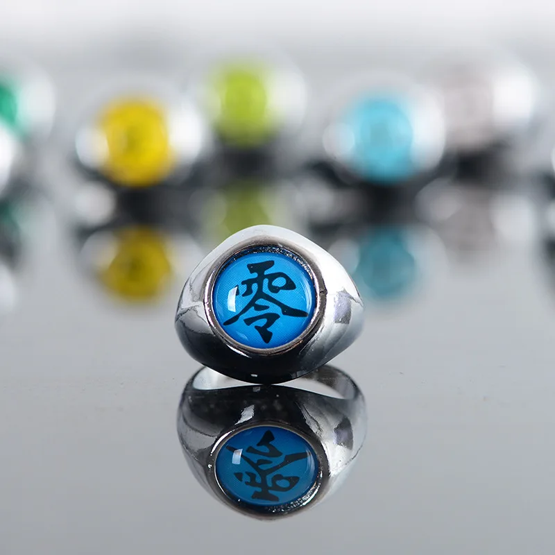 2021 Narutos Ring Аниме Косплей Accessory Akatsuki Zhu Mustachi Zero Payne Jade Scorpion Men Kids Подарки на день