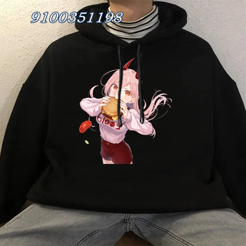 

Anime Hoodies Chainsaw Man Women Pullovers Hoodies Japan Sweatshirts 90s Manga Hoody Streetwear Tops kawaii hoodie korea