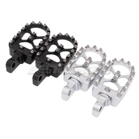 motorcycle mx rotating style wide fat footpegs footrests foot pegs for harley davidson dyna fatboy iron 883 1200 custom 93 17