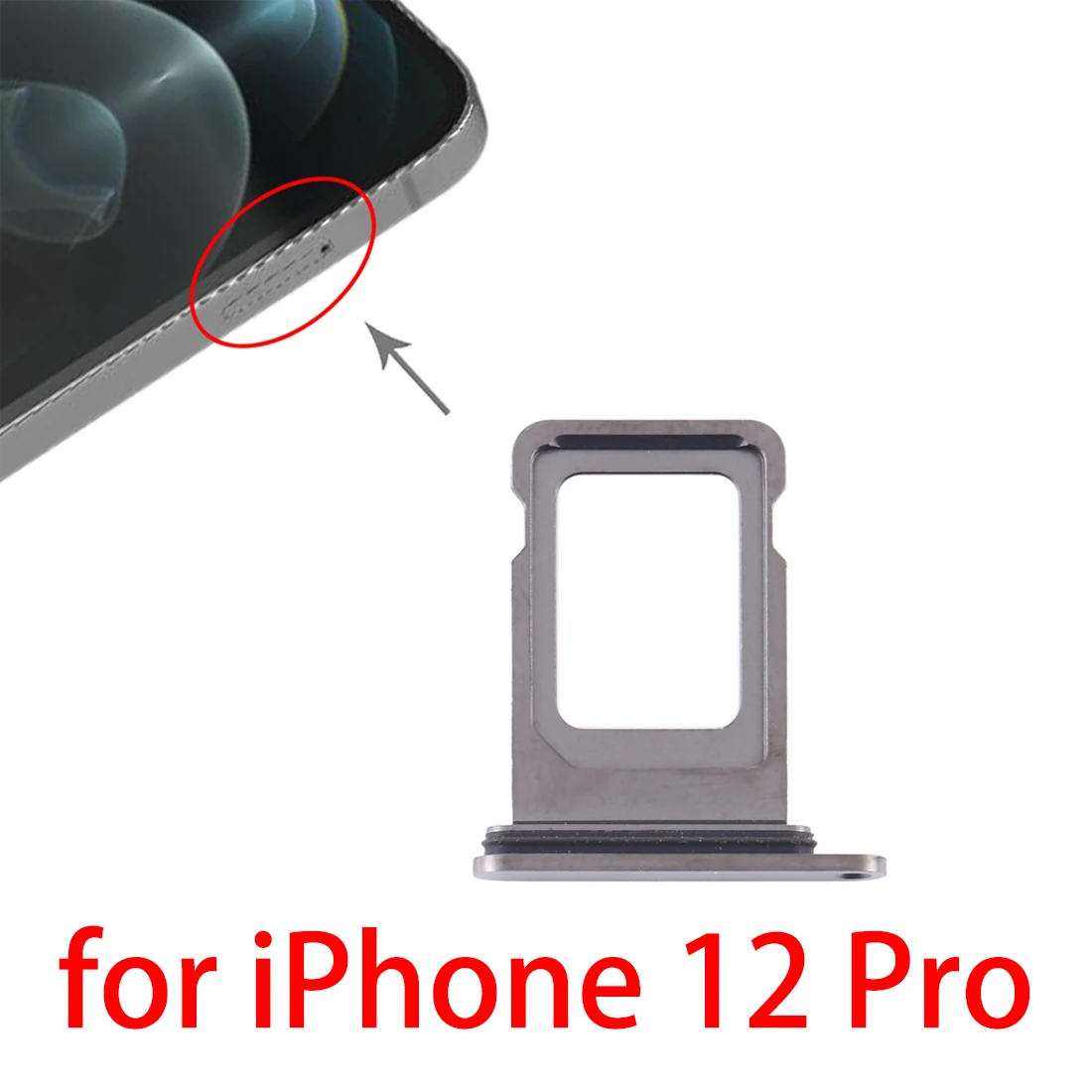 

Лоток для SIM-карты + лоток для SIM-карты для iPhone 12 Pro