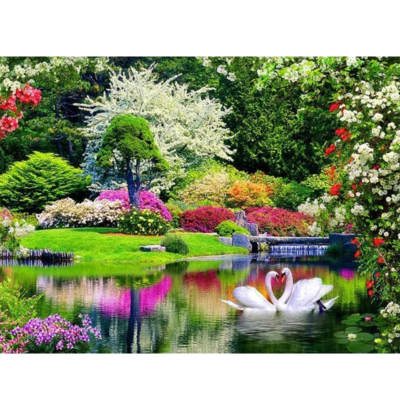 

Алмазная живопись с деревом 5D, полноразмерная/круглая вышивка, пейзаж, Алмазная мозаика, полная комплектация, вышивка крестиком, домашний декор