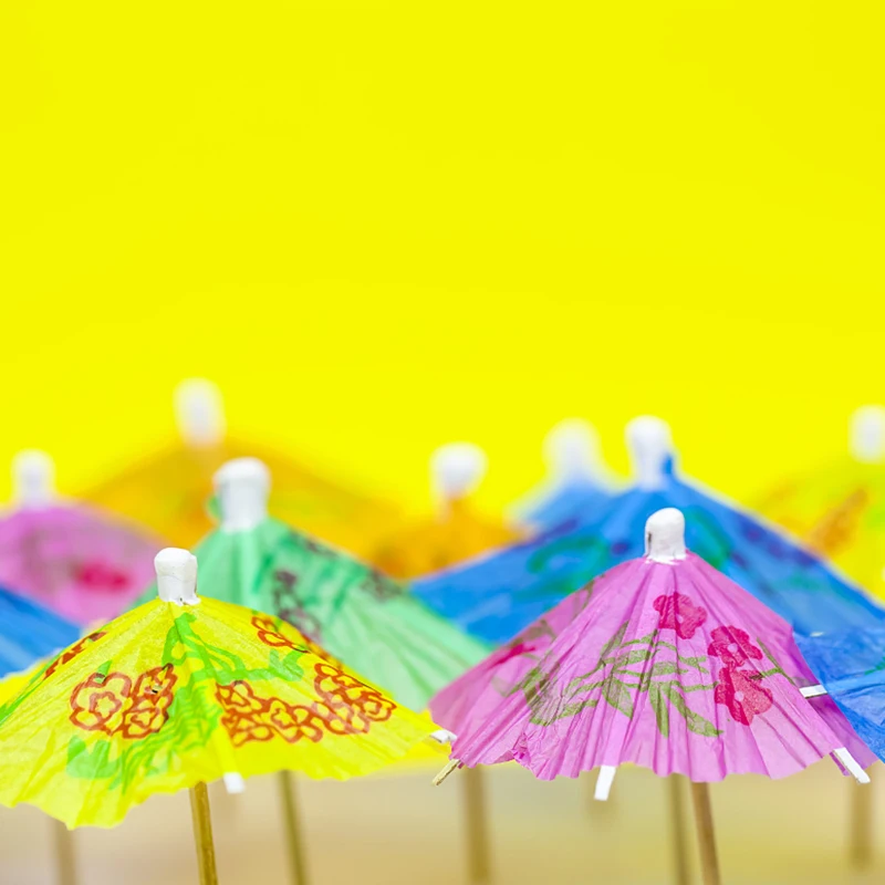 10/20Pcs Mix color Tropical Umbrella Flamingo Pineapple Cocktail Straws Disposable Juice Drinking Straw Hawaii Beach Party Decor - купить по
