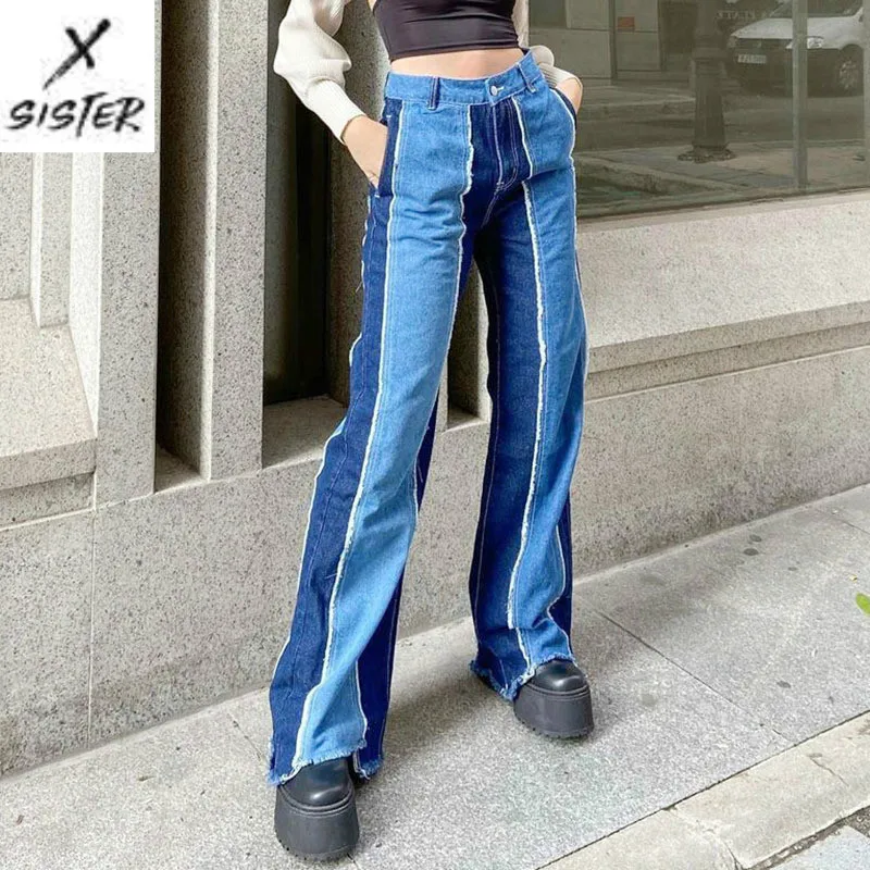 

Брюки женские прямые, голубые, с драпировкой, 2021