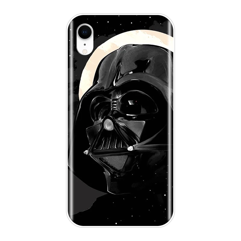 Звездные войны Дарт Вейдер телефонные чехлы для iPhone X XR XS MAX 8 7 6 S чехол силиконовый
