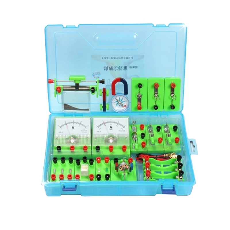 

Electromagnetic Experiment Equipment Set Physics Labs Circuit Learning Kit Basic Electricity Discovery Principles Kit
