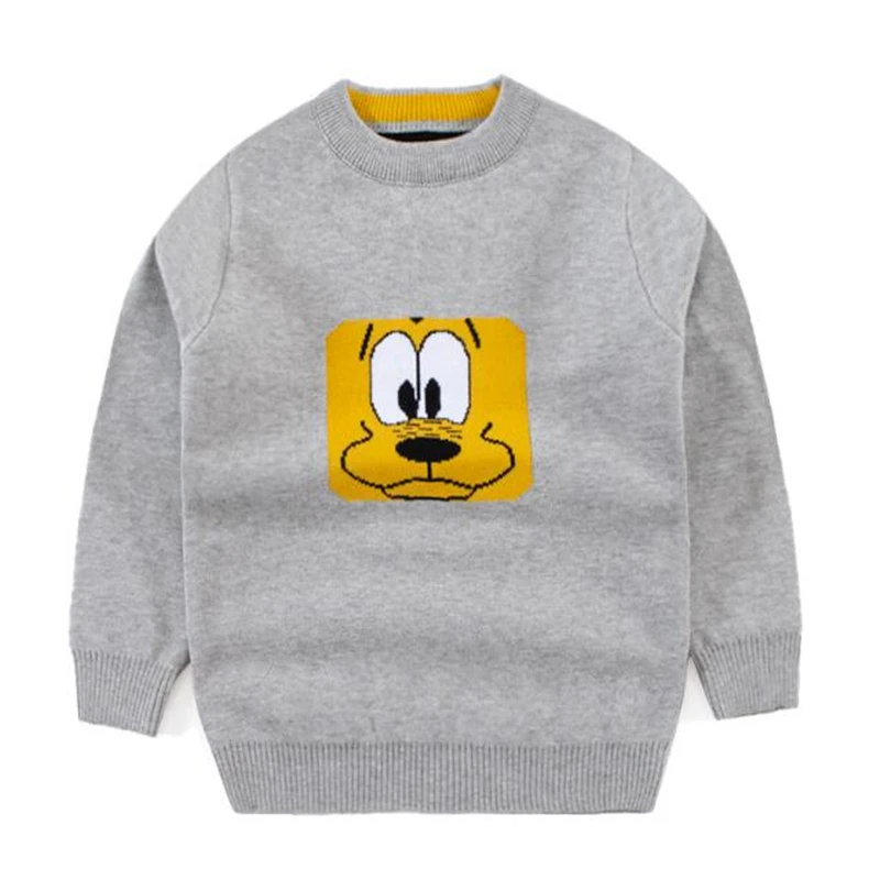 Disney/детский пуловер Свитер с Микки Маусом Свитера для маленьких мальчиков и
