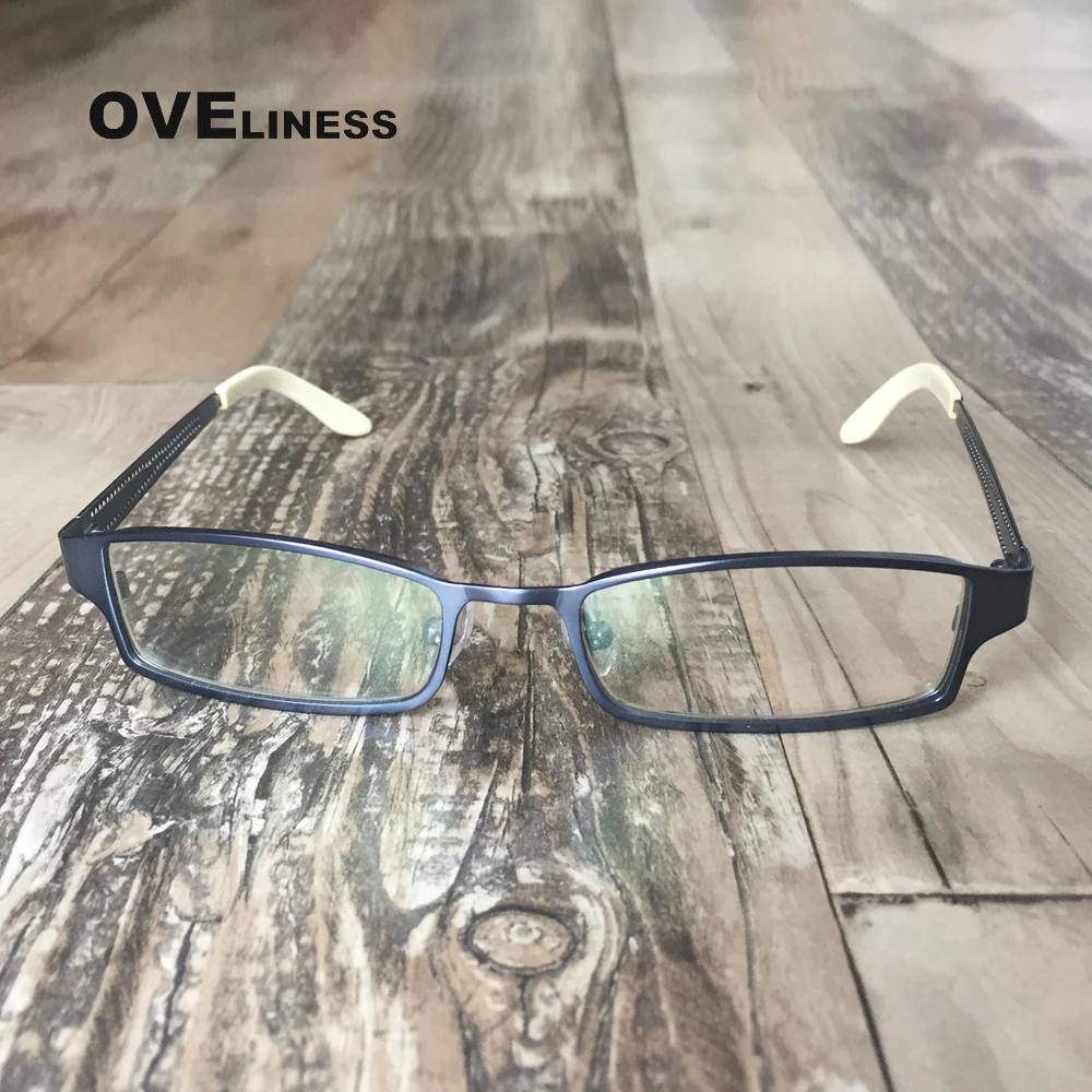 Оправа для очков синяя металлическая оправа оптических мужские очки