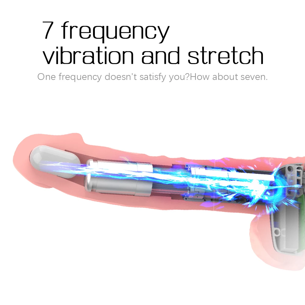 Секс дилдо с дистанционным управлением реалистичный пенис телескопическая