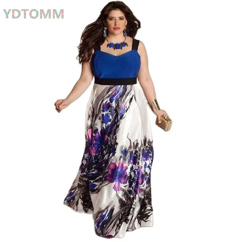 Женское платье большого размера 2021 в винтажном стиле с цветочным принтом